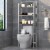 3-Tier Bathroom Spacesaver Storage Rack Perspective: back