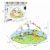 Costway Baby Activity Gym Play Mat w/ Hanging Toys Projector Infant Educational Playtime Perspective: back