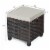 Costway 4PCS Patio Rattan Ottoman Cushioned Seat Foot Rest Coffee Table Perspective: back