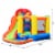 Costway Inflatable Bounce House Water Slide w/ Climbing Wall Splash Pool Water Cannon Perspective: back