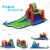 Gymax Inflatable Bounce House Slide Splash Pool Climbing Wall Park w/ Blower Perspective: back
