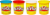 Hasbro Play-Doh Classic Colors Set Perspective: back