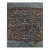 Feizy Vivendi 7'9  x 9'9  Premium Hand Knot Wool Area Rug in Brown/Teal Perspective: back
