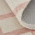 Feizy Rugs Lorrain Geometric Patterned Wool Area Rug - Blush Pink Perspective: back