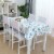 uxcell Vinyl Rectangle Tables Water Tablecloth Perspective: back