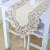 uxcell Table Runner Mat Tassel Flower Embroidery Tablecloth Perspective: back