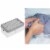 VOCOSTE Keep Soap Dry with Drain Multifunctional Soap Dish Soap Cleaning Storage Perspective: back