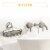 VOCOSTE Wall Mounted Soap Dish Soap Box Soap Holder for Bathroom Kitchen Perspective: back