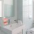 VOCOSTE Plastic Keep Soap Dry Drill Free Soap Holder for Home Bathroom Kitchen Perspective: back
