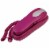 Slimline Purple Colored Phone For Wall Or Desk With Memory Perspective: back