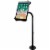 Height-Adjustable Tabletop Security Elbow Mount for 7-14 Inch Tablets Perspective: back