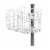 Metal Basket Add-On for CTA Digital Floor Stands Perspective: back