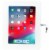 Premium Locking Wall Mount (White) Perspective: back