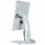 Dual Security Kiosk Stand with Locking Case and Cable for iPad (White) Perspective: back