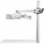 Portable Projector Stage and Photo Studio Mount for 7-14 Tablets Perspective: back