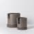2 Set Plant Pots - 7" & 4" Pots for Plants, Planter Pot Set, Houseplant Pots Perspective: back