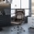 Slickblue Height Adjustable Big and Tall Office Chair Computer Desk Chair with Metal Base Perspective: back