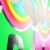 Prime Party Silver Lining Rainbow Unicorn Jointed Happy Birthday Banner Perspective: back