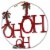 Christmas Ho Ho Ho Hanging Ring Metal Holiday Berries Bows 3800465 Perspective: back