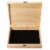 WE Games Old World Wooden Treasure Box with Brass Latch Perspective: back