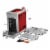 Gymax Propane Infrared Steak Grill BBQ Stainless Steel Single Burner Vertical Cooking Perspective: back