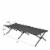 Gymax Folding Camping Cot & Bed Heavy-Duty for Adults Kids w/ Carrying Bag 300LBS Grey Perspective: back
