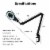 Gymax LED Magnifying Glass Desk Lamp w/ Swivel Arm & Clamp 2.25x Magnification Black Perspective: back