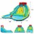Gymax Inflatable Mighty Water Park Bouncy Splash Pool Climbing Wall w/ 735W Blower Perspective: back