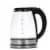 UBER APPLIANCE 1.8L GLASS & STAINLESS STEEL WATER BOILER, HEATER & ELECTRIC TEA KETTLE Perspective: back
