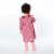 Long Sleeve Dress With Frill Striped Perspective: back