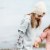 Hooded Long Sleeve Top With Frill Perspective: back