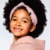 Knotted Rib Headband Coral Pink Perspective: back