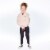 Cut And Sew Leggings Dark Heather Grey Perspective: back