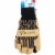 West Chester® Men's Premium Grain Pigskin Leather Palm Gloves - Black/Tan Perspective: back