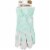 Mud Women's Goatskin Leather Mint Garden Glove Perspective: back