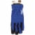 Mud Women's Small/Medium Synthetic Leather True Blue Garden Glove Perspective: back