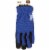 Mud Women's Small/Medium Synthetic Leather True Blue Garden Glove Perspective: back