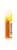 Zum Kiss® Tangerine Shea Butter Lip Balm Perspective: back