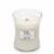 Woodwick® White Teak 9.7 Oz. Medium Hourglass Candle Perspective: back