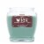 Wick® Frosted Christmas Cookie Wooden Wick Soy Blend Candle - Mint Perspective: back