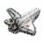 Wrebbit Space Shuttle Orbiter 3D Puzzle Perspective: back