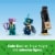 LEGO® Minecraft Ender Dragon and End Ship Set Perspective: back