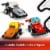 LEGO® F1® Team Race Cars & Drivers Racetrack Perspective: back