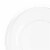 13  Clear Round Disposable Plastic Charger Plates (60 Plates) Perspective: back