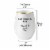 12 oz. White with Gold Elegant Stemless Plastic Wine Glasses (64 Glasses) Perspective: back