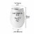 12 oz. White with Silver Elegant Stemless Plastic Wine Glasses (64 Glasses) Perspective: back