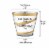 9 oz. Clear with Gold Swirl Round Disposable Plastic Party Cups (240 Cups) Perspective: back