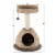 Gymax 28'' Hand-Made Cat Tree Tower Natural Bowl Shaped w/Perch Perspective: back