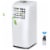 Portable Air Conditioner Cooling Fan Dehumidifier 8000BTU ASHRAE w/ Remote Control Perspective: back