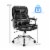 Gymax 500LBS High Back Big & Tall Office Chair Adjustable Leather Task Chair Perspective: back